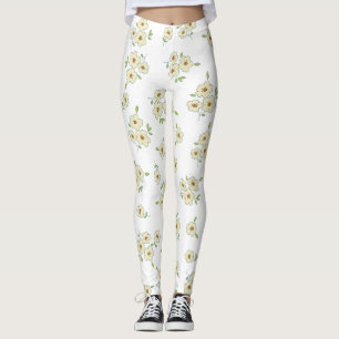 Lindas Leggings de YOGA de Color Floral