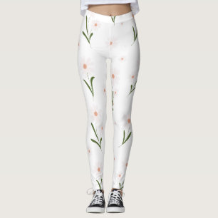 Lindas Leggings de YOGA de Color Floral