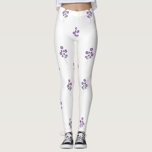 Lindas Leggings de YOGA de Color Floral