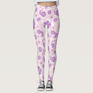 Lindas Leggings de YOGA de Color Floral