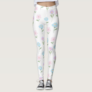 Lindas Leggings de YOGA de Color Floral