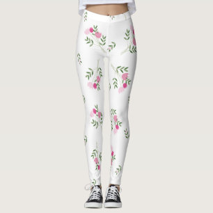 Lindas Leggings de YOGA de Color Floral