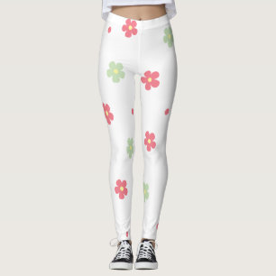 Lindas Leggings de YOGA de Color Floral
