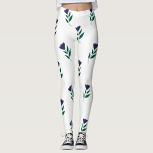 Lindas Leggings de YOGA de Color Floral