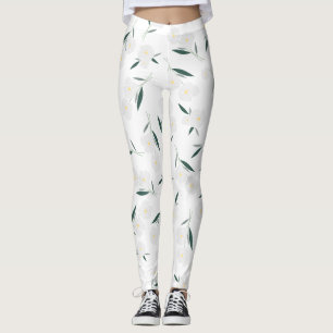 Lindas Leggings de YOGA de Color Floral