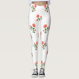 Lindas Leggings de YOGA de Color Floral