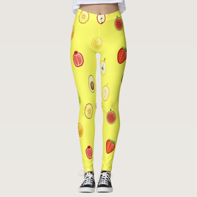 Lindas Leggings de YOGA estampadas (Anverso)