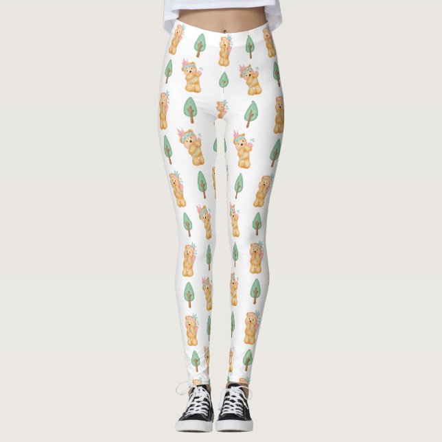 Lindas Leggings de YOGA estampadas (Anverso)