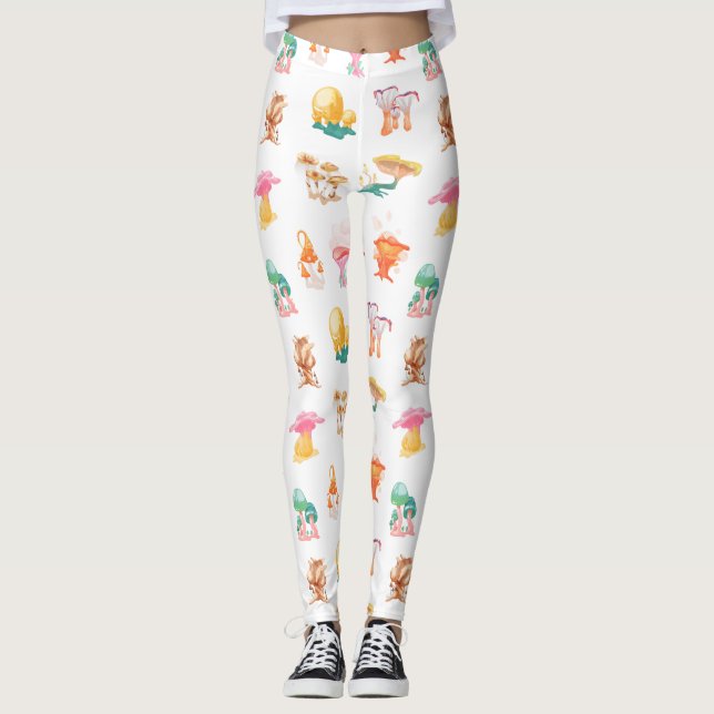 Lindas Leggings de YOGA estampadas (Anverso)
