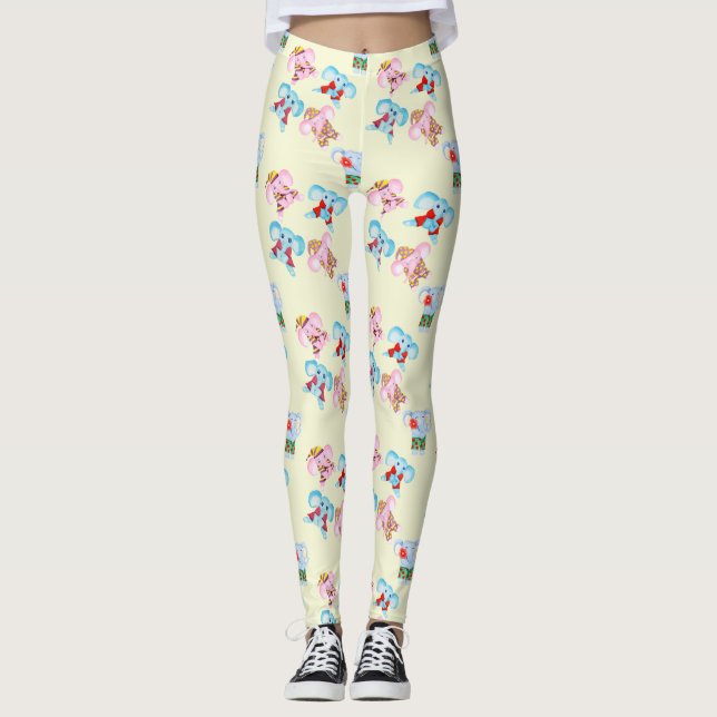 Lindas Leggings de YOGA estampadas (Anverso)
