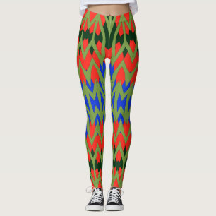 Lindas y coloridas "Ratti_Creative_Arts" Leggings 