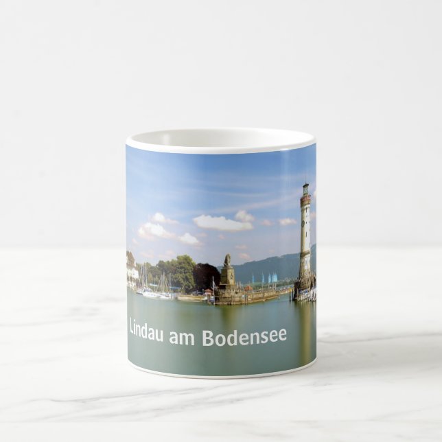 Lindau Bodensee - taza del recuerdo (Centro)