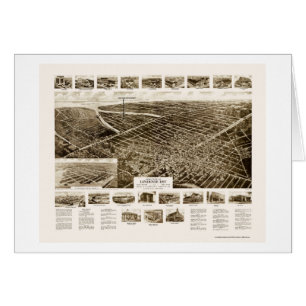 Lindenhurst, mapa panorámico de NY - 1926