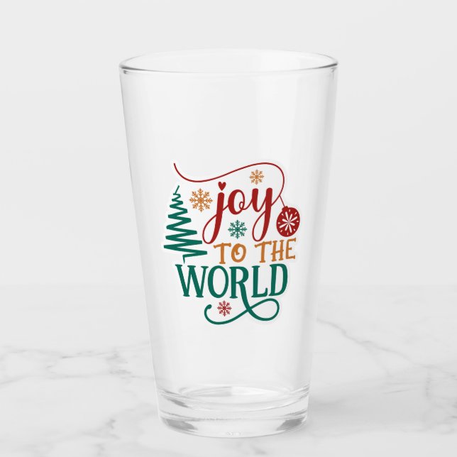 Lindo 'Alegría al mundo' Navidad (Anverso)