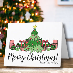 Lindo Árbol de Navidad Colorido Alegre