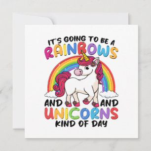 Lindo Arcoíris de Unicornio Divertido