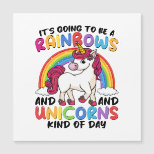 Lindo Arcoíris de Unicornio Divertido