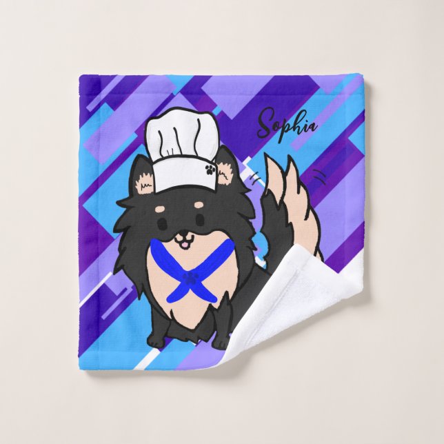 lindo chef pom negro (Toallita)