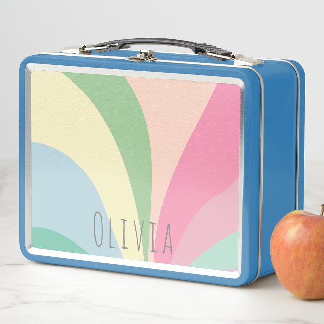 Lindo Colegio Moderno Arcoiris Retro Niñas Niños (Subido por el creador)