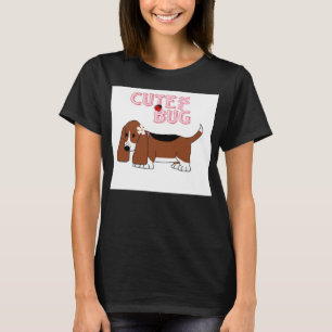 Lindo como camiseta de las mujeres del insecto