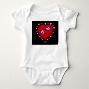 Lindo Corazón Besa Bebé Jersey Bodysuit