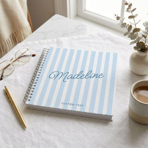 Lindo Cuaderno Personalizado Costero Moderno de Ra