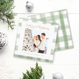 Lindo Cuadrado De Navidad Con Foto Personalizada D