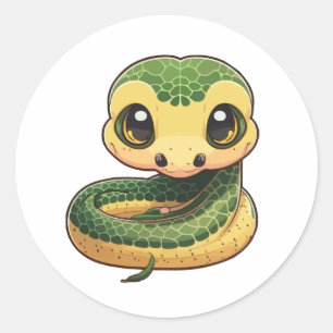 lindo estilo anaconda pegatina personalizado