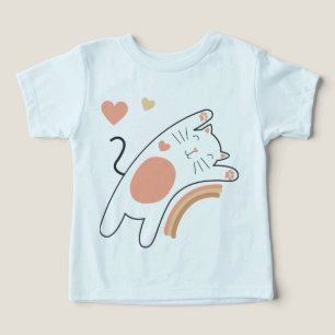 Lindo Gato Kawaii Arcoíris Bebé