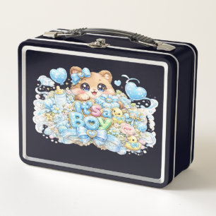 Lindo Kawaii Es un Oso de Peluche Azul Pastel Niño