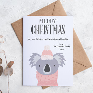 Lindo Koala Cuadros Amante de las Mascotas Navidad