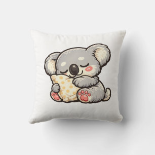 Lindo Koala Durmiendo con Almohada