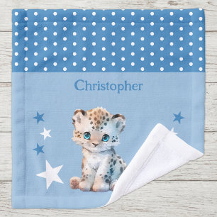 Lindo leopardo agregar nombre lunares estrellas az