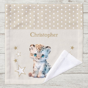 Lindo leopardo agregar nombre lunares estrellas ma