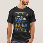 Lindo Naughty Judío Ugly Hanukkah Sweater Chanukah<br><div class="desc">Niza Fea Judía Fea Hanukkah Sweater Chanukah 2.</div>
