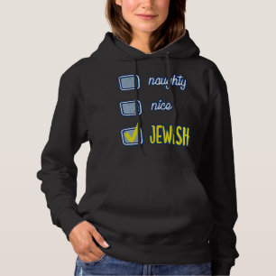 Lindo Naughty Judío Ugly Hanukkah Sweater Chanukah
