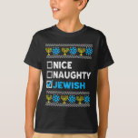 Lindo Naughty Judío Ugly Hanukkah Sweater Chanukah<br><div class="desc">Lindo judío feo Hanukkah Sweater Chanukah Jew</div>