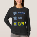 Lindo Naughty Judío Ugly Hanukkah Sweater Chanukah<br><div class="desc">Niza traviesa judío Feo Hanukkah Sweater Chanukah Funny</div>