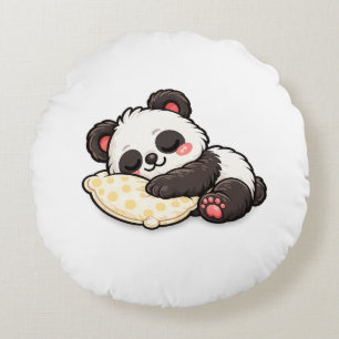 Lindo Panda Durmiendo con Almohada