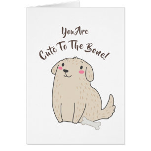 "Lindo perro de perrito del mascota del hueso"