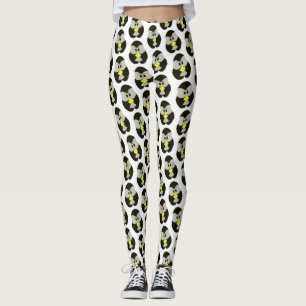 lindo pinpu pingüino patrón para leggings
