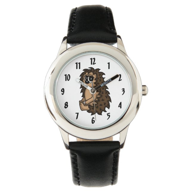lindo reloj de hedgehog (Anverso)