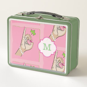 Lindo rosa y verde