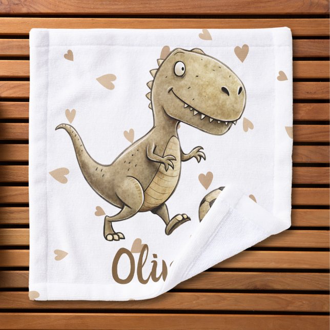 Lindo Tiny Trex Jugando Fútbol Personalizado (Subido por el creador)