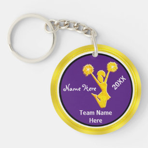 Lindos llaveros de porristas personalizados de col