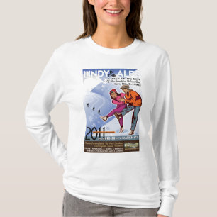 Lindy en la camiseta de las montañas