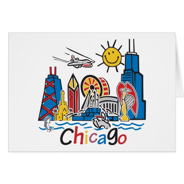 Línea aérea de Chicago Kids (Anverso (Horizontal))