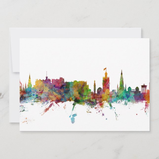 Línea aérea de Edimburgo Escocia (Anverso)