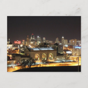 Línea aérea de Kansas City en la tarjeta postal no