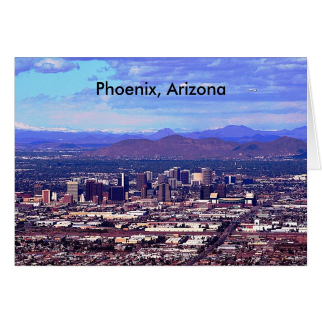 Línea aérea de Phoenix Arizona en horario de veran (Anverso (Horizontal))